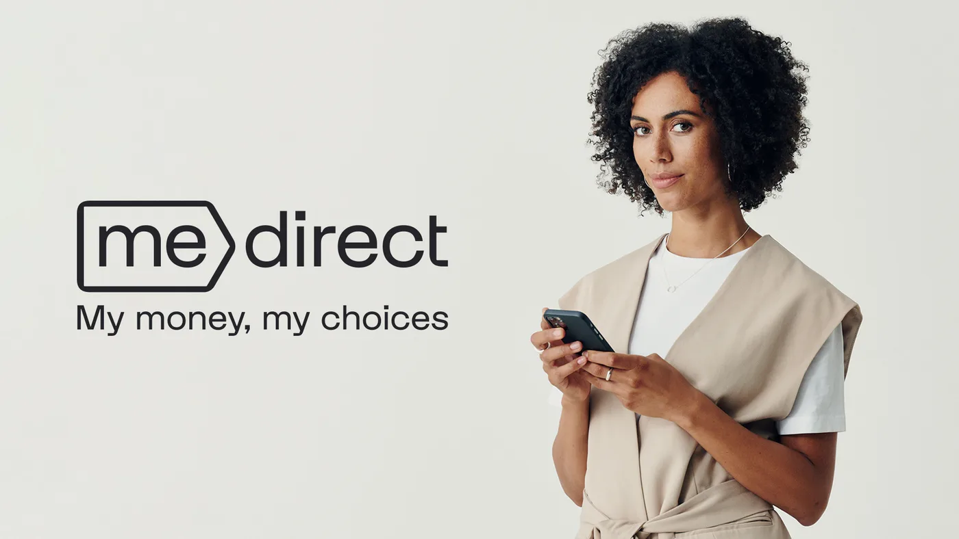 MeDirect — Putting the Me in MeDirect · Campagnebeeld 1